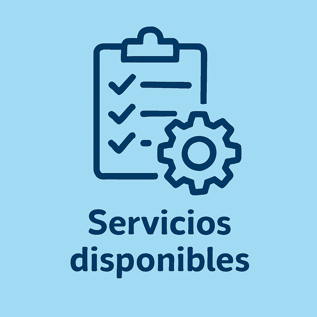 Servicios disponibles